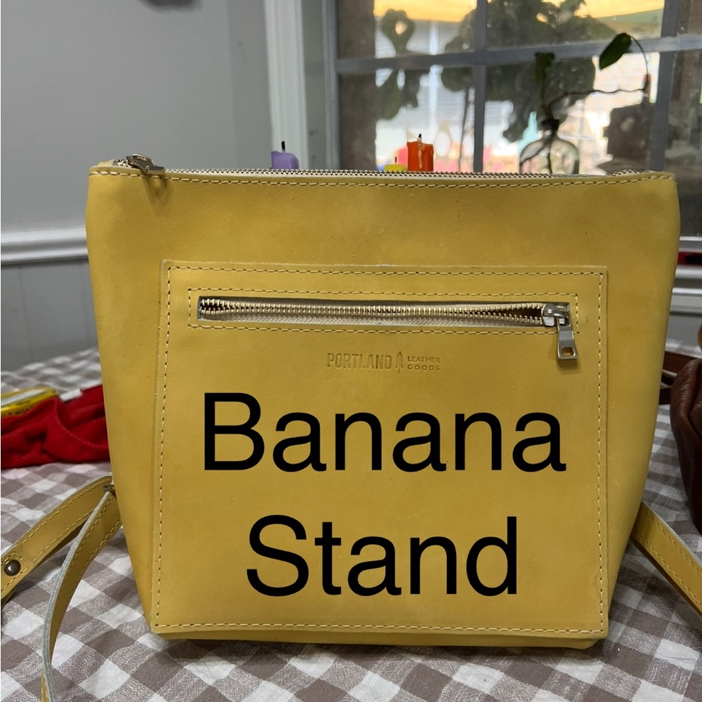 RARE Portland Leather BANANA STAND TOTE BACKPACK!!!!🦄🍌🍌